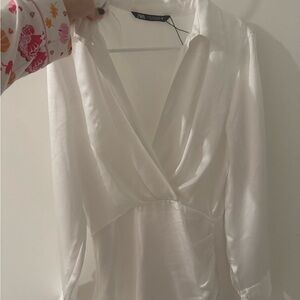 Zara Satin Dress NWOT